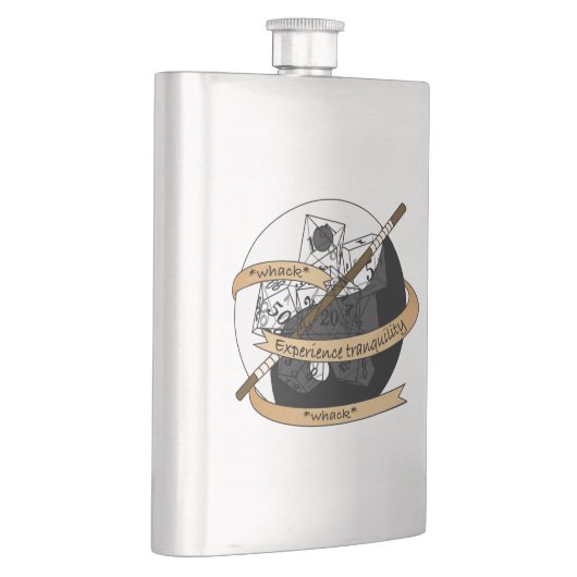 Monk Dice Design Flachmann (Rechts)