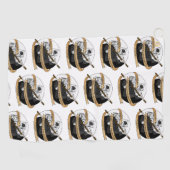 Monk Dice Design Golfhandtuch (Horizontal)