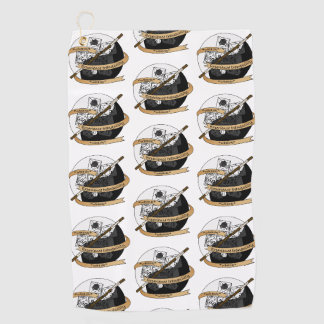 Monk Dice Design Golfhandtuch