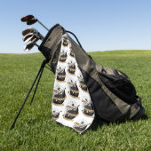 Monk Dice Design Golfhandtuch (Gras)