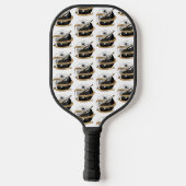 Monk Dice Design Pickleball Schläger (Rückseite)