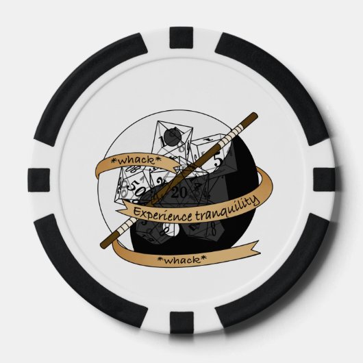 Monk Dice Design Pokerchips (Vorderseite)