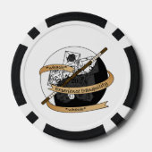 Monk Dice Design Pokerchips (Rückseite)