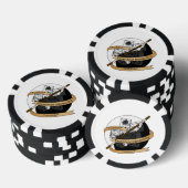Monk Dice Design Pokerchips (Stapel)