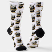 Monk Dice Design Socken (Gewinkelt)
