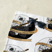 Monk Dice Design Strandtuch (Beispiel)