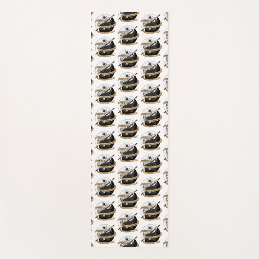 Monk Dice Design Yogamatte (Vorderseite)