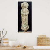 Monk, from Dunhuang, Gansu Province Poster (Küche)