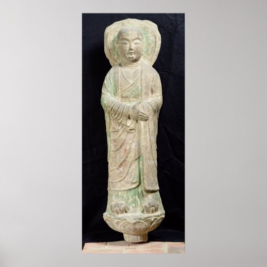 Monk, from Dunhuang, Gansu Province Poster (Vorne)