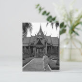 Monk im Museum Postkarte (Stehend Vorderseite)