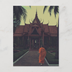 Monk im Museum Postkarte
