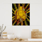 Monk in Meditation Poster (Küche)