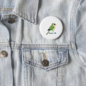 Monk Parakeet - Austin, Texas Button (Beispiel)