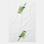 Monk Parakeet Handtuch (Vertikal)