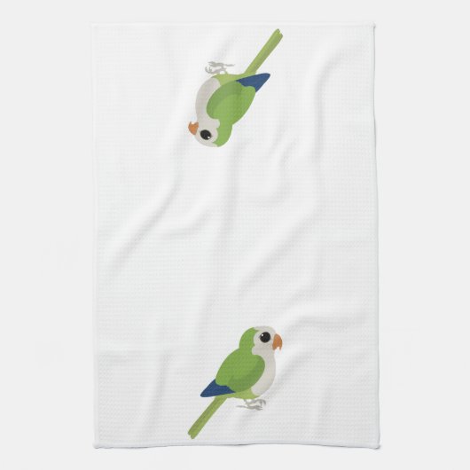 Monk Parakeet Handtuch (Vertikal)