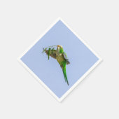 Monk Parakeet im Rio Grande Tal Serviette (Ecke)