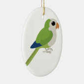 Monk Parakeet Keramikornament (Rechts)