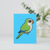 Monk Parakeet Postkarte (Stehend Vorderseite)