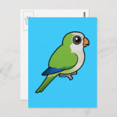 Monk Parakeet Postkarte (Vorne/Hinten)
