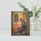 Monk Study Scripture Postkarte (Stehend Vorderseite)