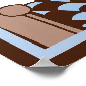 Monkey 3 Jumpin on Bed Wall Art Poster/Print Poster (Ecke)