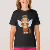 Monkey Angel Angel Flügel T-Shirt (Vorderseite)