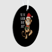 Monkey Animal Christmas Ornament (Vorderseite)