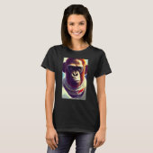 Monkey Ape Animal Astronaut Space Universe Galaxy T-Shirt (Vorne ganz)