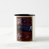 Monkey art Mug Zweifarbige Tasse (Mittel)
