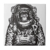 Monkey Astronaut Fliese (Vorderseite)