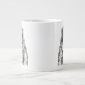 Monkey Astronaut Jumbo-Tasse (Vorderseite)
