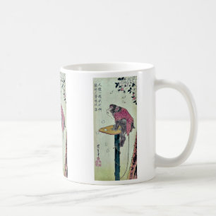 Monkey auf Kirschblüten durch Ando, Hiroshige Kaffeetasse