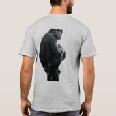 MOnkey auf meinem Rücken T-Shirt (Rückseite)