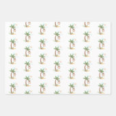 Monkey Baby Duschpapier Geschenkpapier Set (Vorderseite 2)