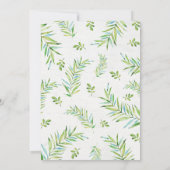 Monkey Baby Shower Jungle Baby Boy Einladung (Rückseite)