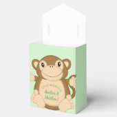 Monkey Baby Showgrün Geschenkschachtel (Geöffnet)