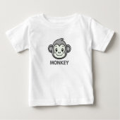 Monkey  baby t-shirt (Vorderseite)