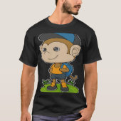 Monkey Backpack Cap T-Shirt (Vorderseite)