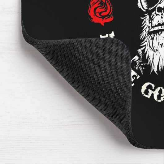 Monkey Bad Choices Make Good Stories (on Back) Mousepad (Ecke)