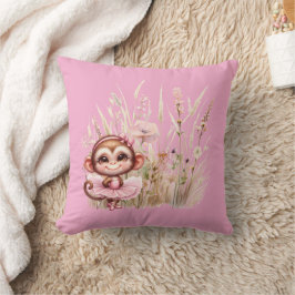 Monkey Ballerina Kissen
