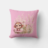 Monkey Ballerina Kissen (Vorderseite)