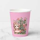 Monkey Ballerina Pappbecher (Rückseite)