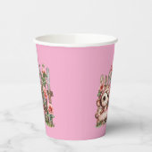 Monkey Ballerina Pappbecher (Links)