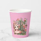 Monkey Ballerina Pappbecher (Vorderseite)