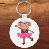 Monkey Ballerina Schlüsselanhänger (Vorderseite)
