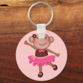 Monkey Ballerina Schlüsselanhänger (Vorderseite)