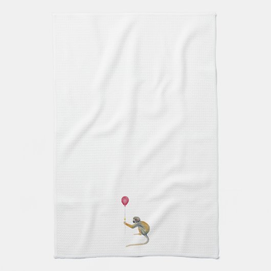 Monkey Ballon Party Geschirrtuch (Vertikal)