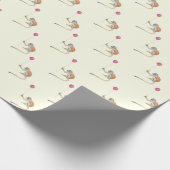 Monkey Balloon Party Gift Wrap by Tonkinson Geschenkpapier (Ecke)