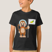 Monkey Banana Astronaut Space T-Shirt (Vorderseite)