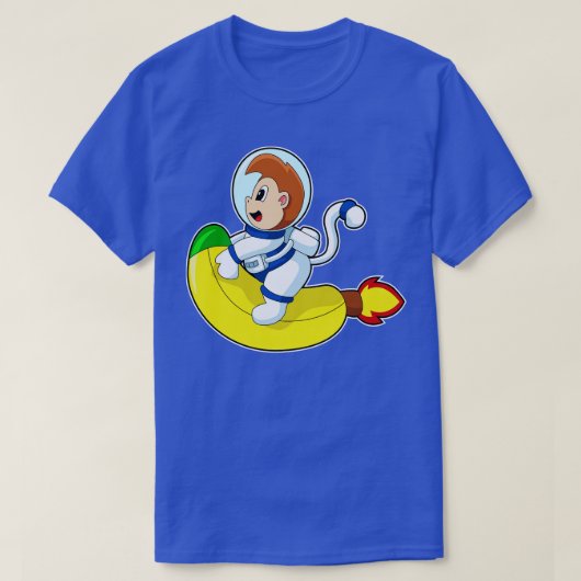 Monkey Banana Astronaut T-Shirt (Design vorne)